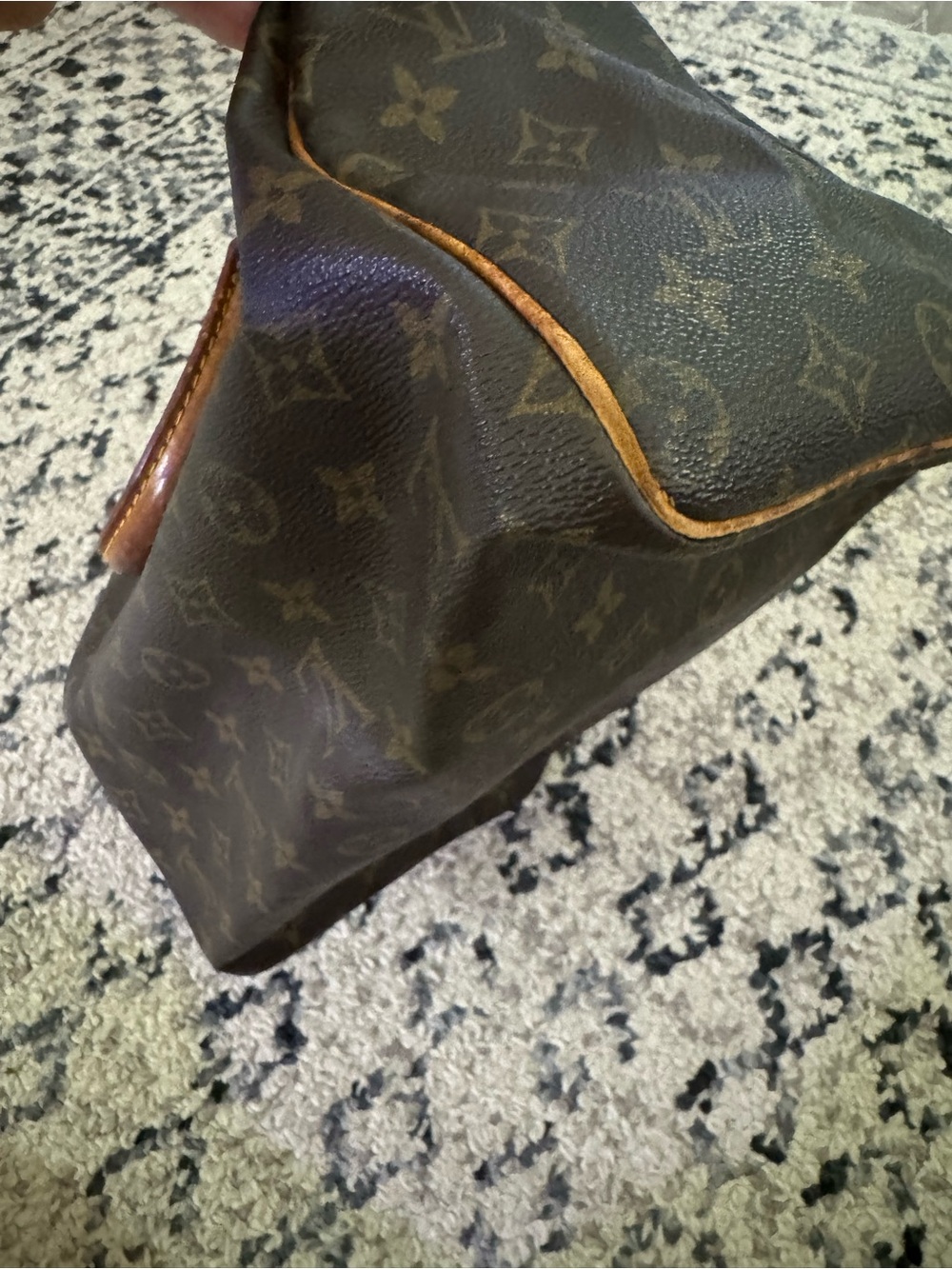 Louis Vuitton Monogram Speedy Top 30 Handle Bag - Brown/Gold/Tan - Picture 7 of 14